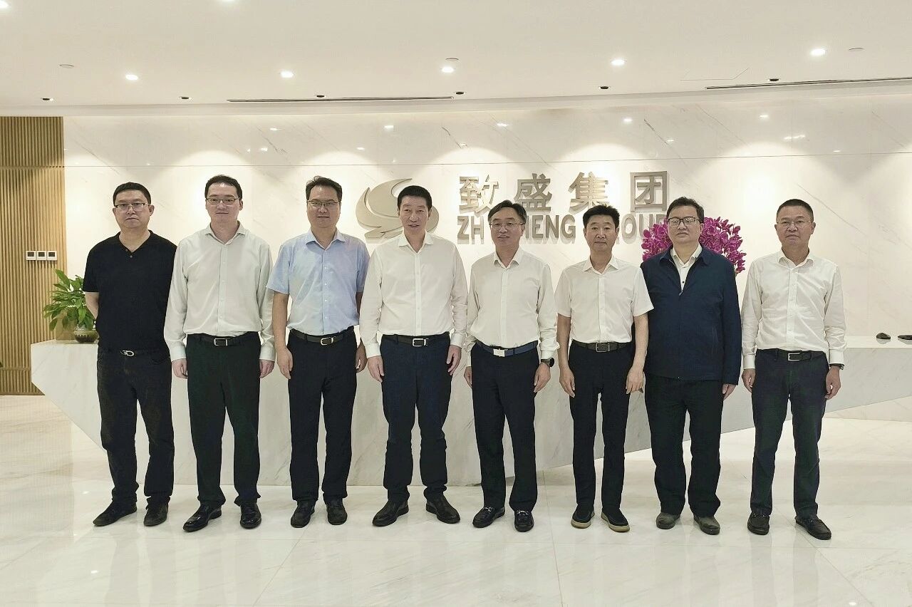 上海市金山区委常委、副区长金正斌一行到访致盛集团